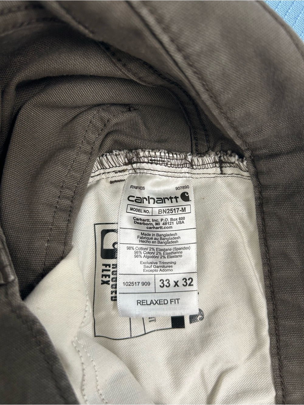 Carhartt Men's Relaxed Fit Jeans - Picture 3 of 4
